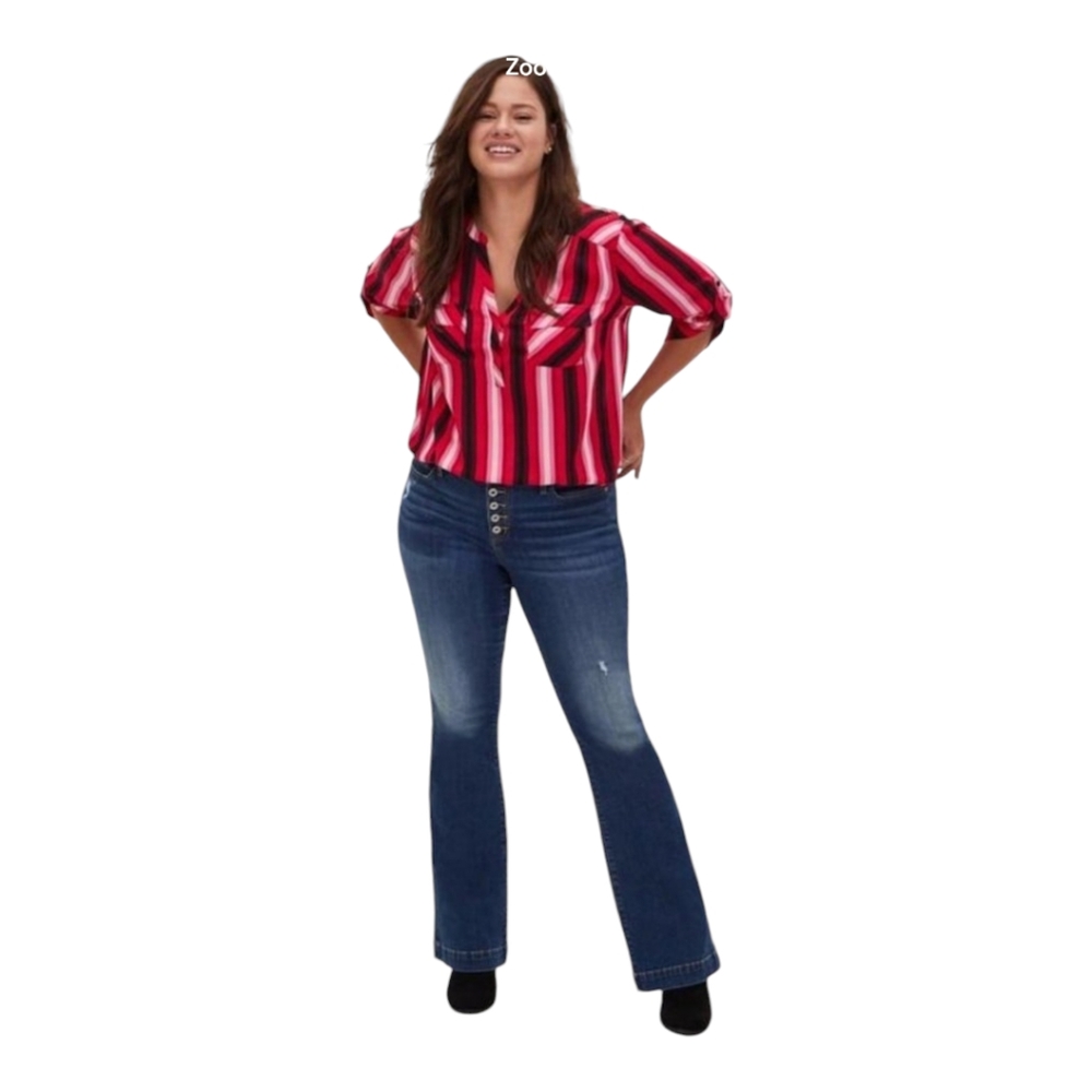 NEW Harper Georgette Pullover 3/4 Sleeve Blouse